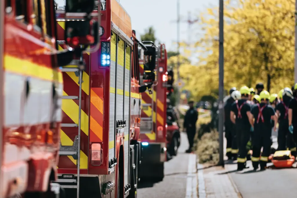 emergency management fire trucks
