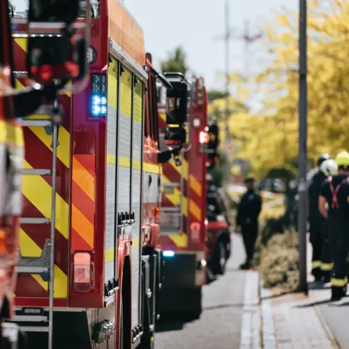 emergency management fire trucks